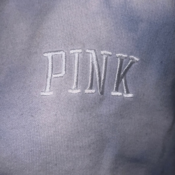 PINK Victoria Secret half zip sweater sweatshirt pullover small tie dye - Picture 2 of 11